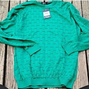 Men's Teal Crewneck Sweater